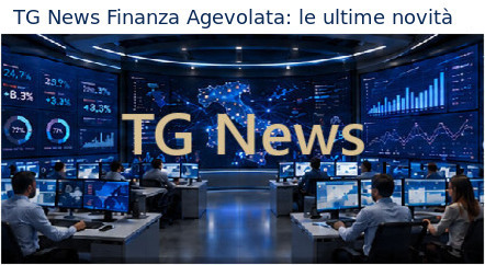 TG News Finanza Agevolata: le ultime novit&agrave;